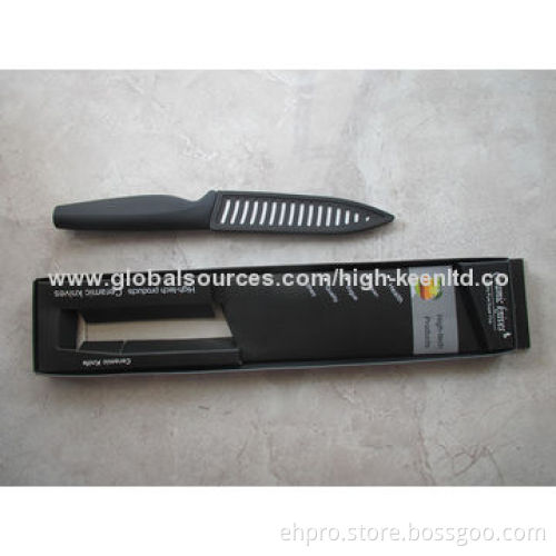 5-inch Ceramic Knives with White Blade and Soft Touch Handle, Very DurableNew
